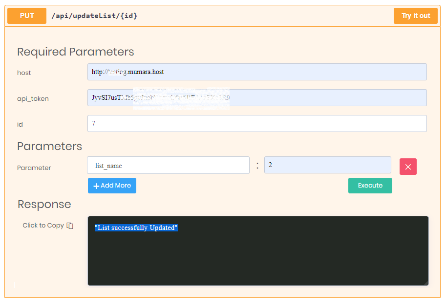 Try API Tool